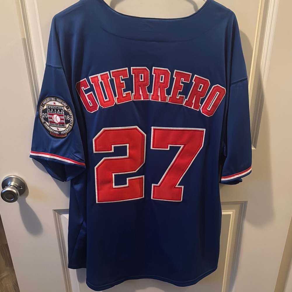 Montreal Stitched Expos Vlad Guerrero Baseball Jersey - Picture 2 of 3